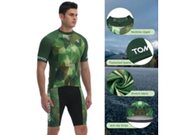 Roupas de Ciclismo 2026 Tomshoo para Homens Jersey e Calções S/MARCA