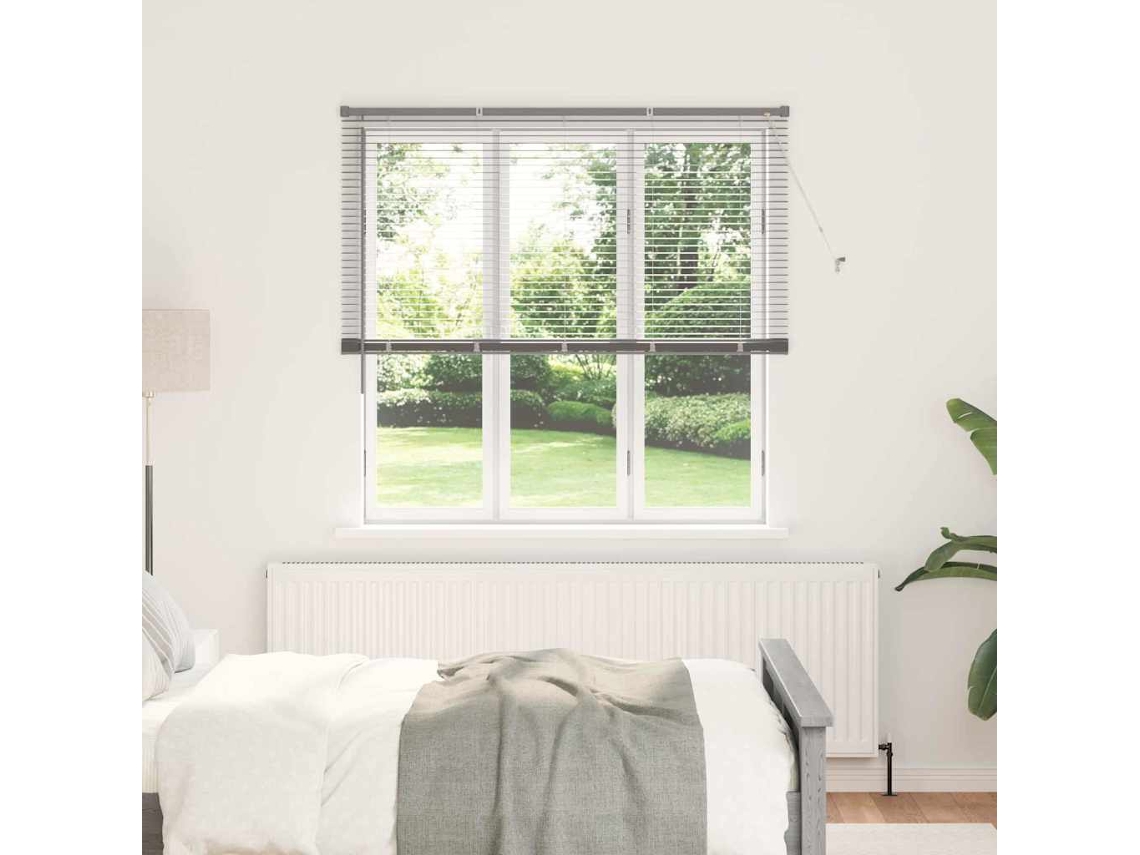 Vidaxl Persianas Venecianas Prateado 175 X 150 Cm Alumínio