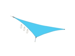 Toldo Triangular 13ft Impermeável Uv Resistente de Poliéster 210t para Pátio Jardim Externo