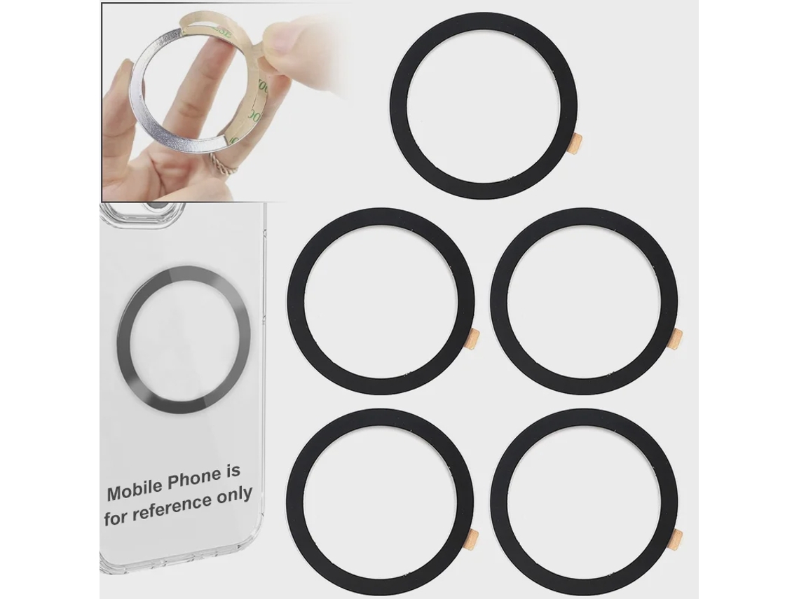 Suporte de celular dobrável com anel magnético duplo face para iPhone 14, 15, 16, Samsung, Huawei
