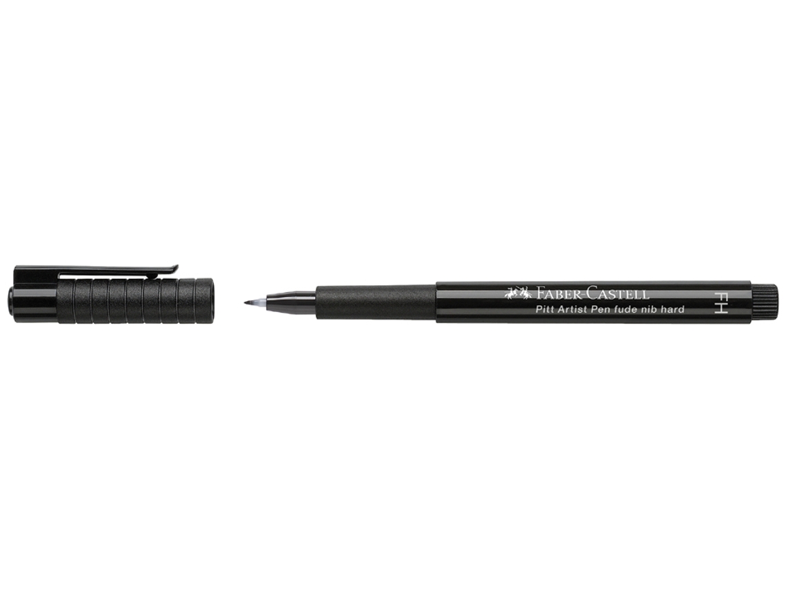 Caneta de Tinta FABER-CASTELL Caneta Artística Pitt Fude Preta