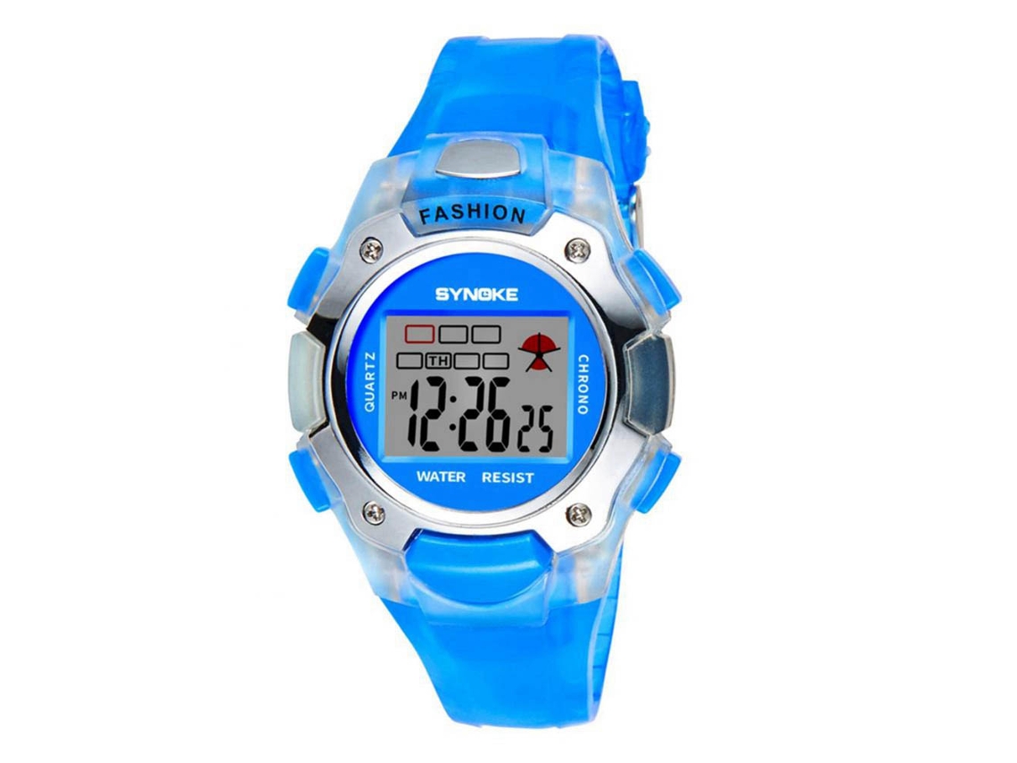 Reloj Eletrônico Juvenil Moda Simple De Pulsera Para Estudiantes Azul