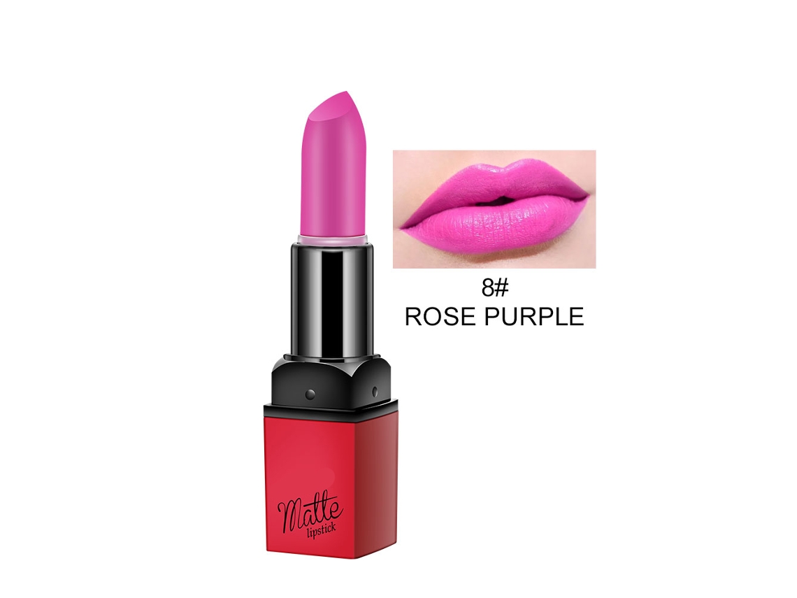 Pintalabios Rectangular Mist Matte Hidratante De Larga Duración Maquillaje 8