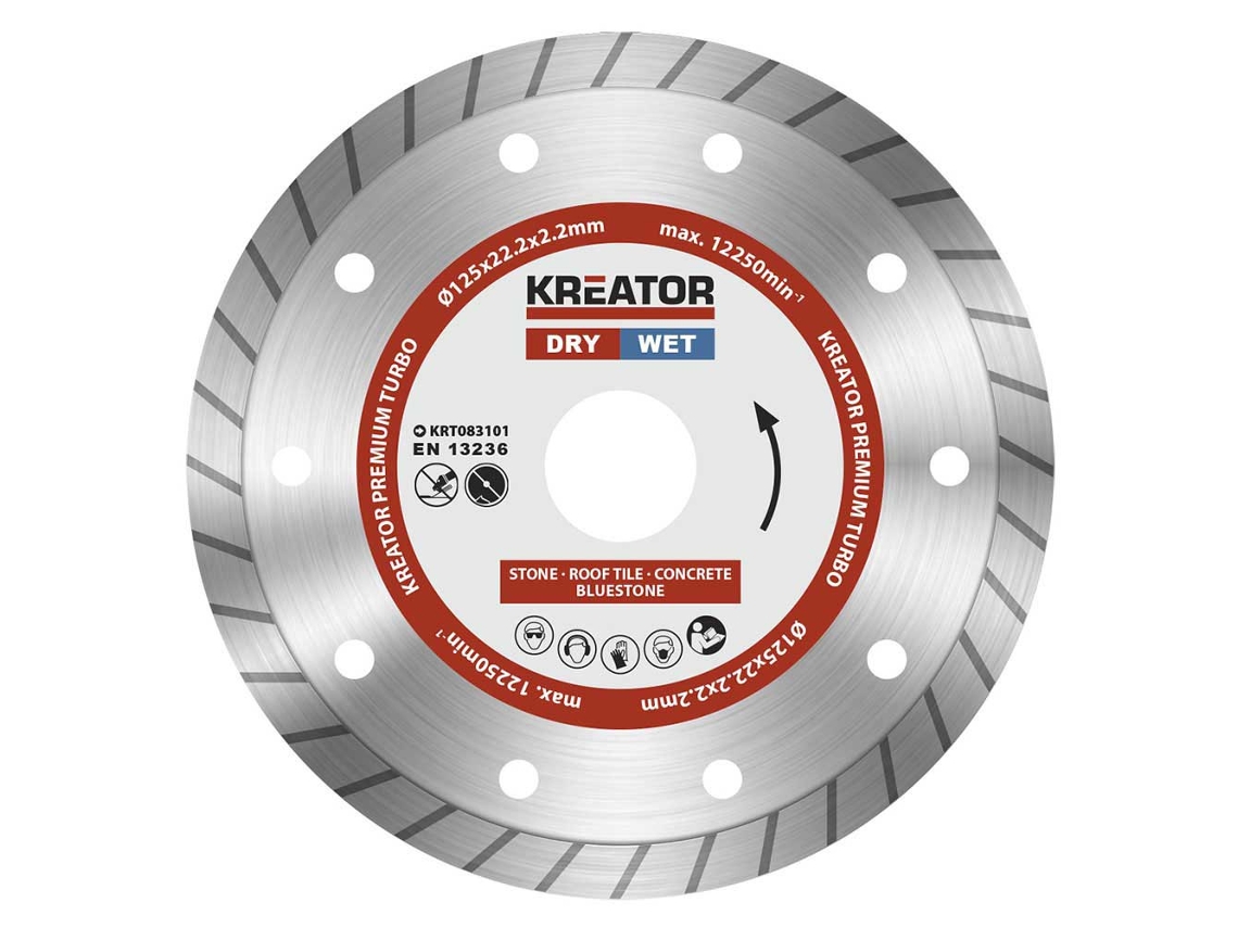 Disco de Diamante 125 Mm Prateadokreator
