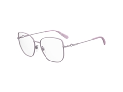 Armação de óculos de grau feminino Love Moschino Mol601-789f516 (roxa - metal - Ø 55 mm)