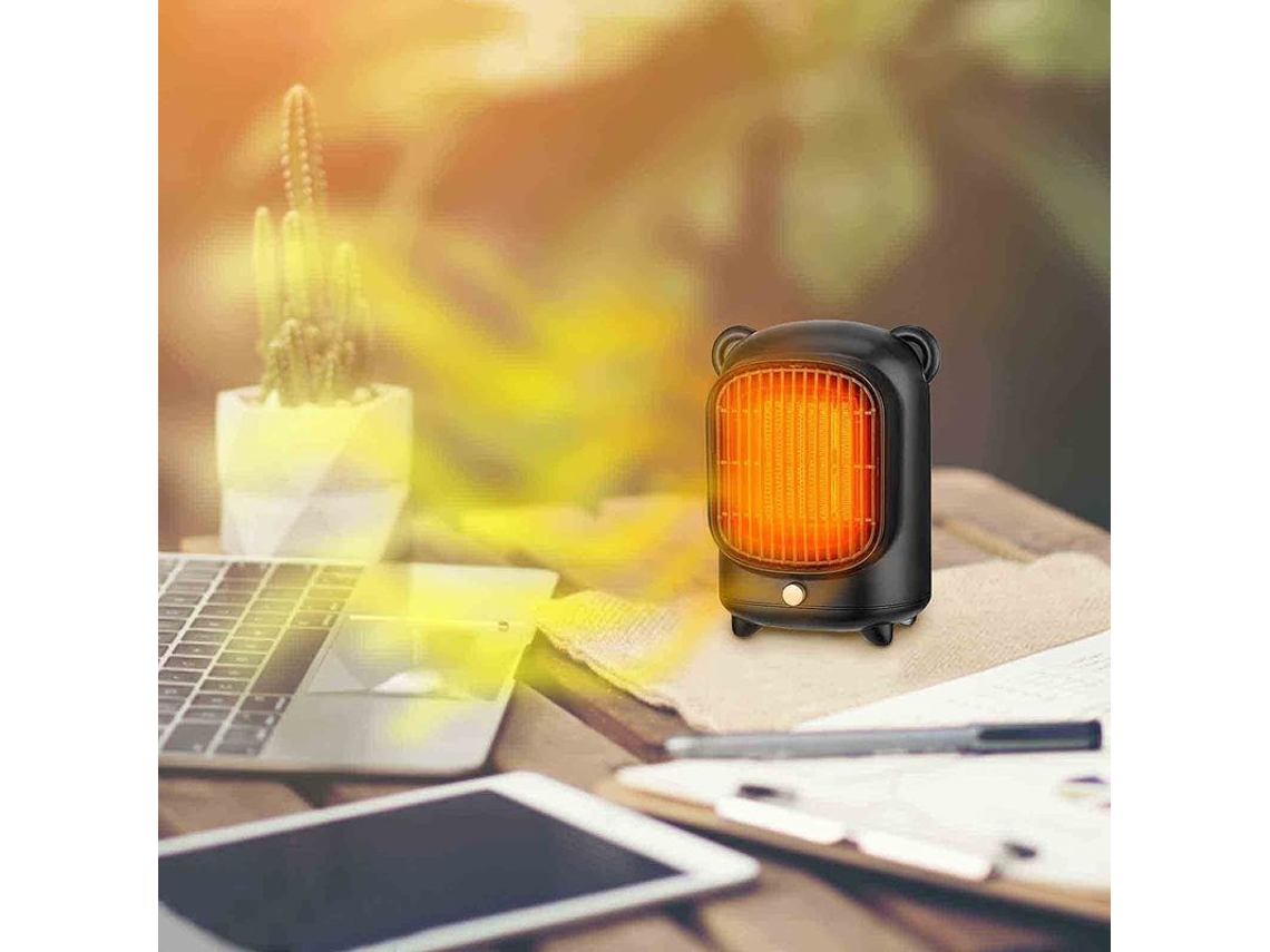 Aquecedor elétrico de mesa Nova Line, mini, silencioso, com controle de temperatura inteligente