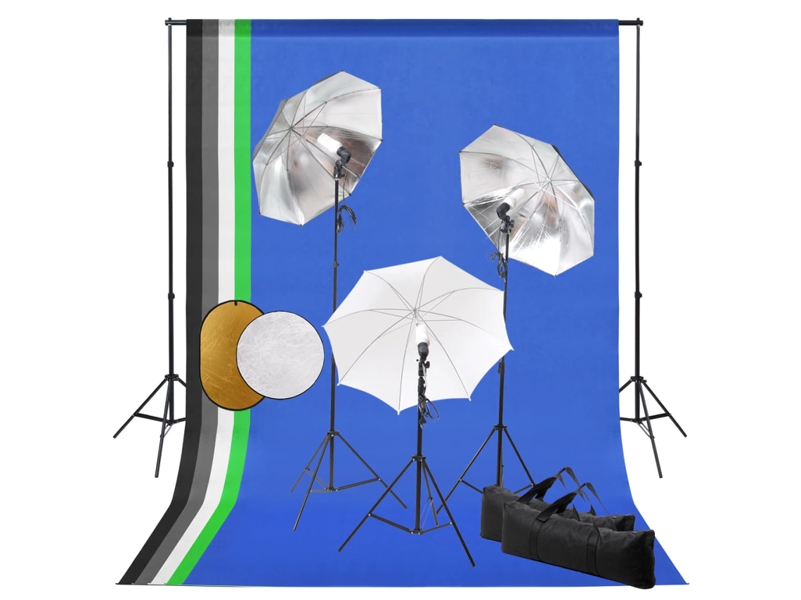 Studio Kit, Studio Kits Vidaxl Preto Alumínio