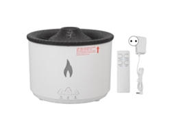Difusor de Aroma com Névoa, Controle Remoto, Chama Bicolor, 100 240v Eu LAXISCREED