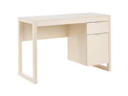 Escritorio Beliani Johnson De Tablero De Partículas Beige 112x50x76