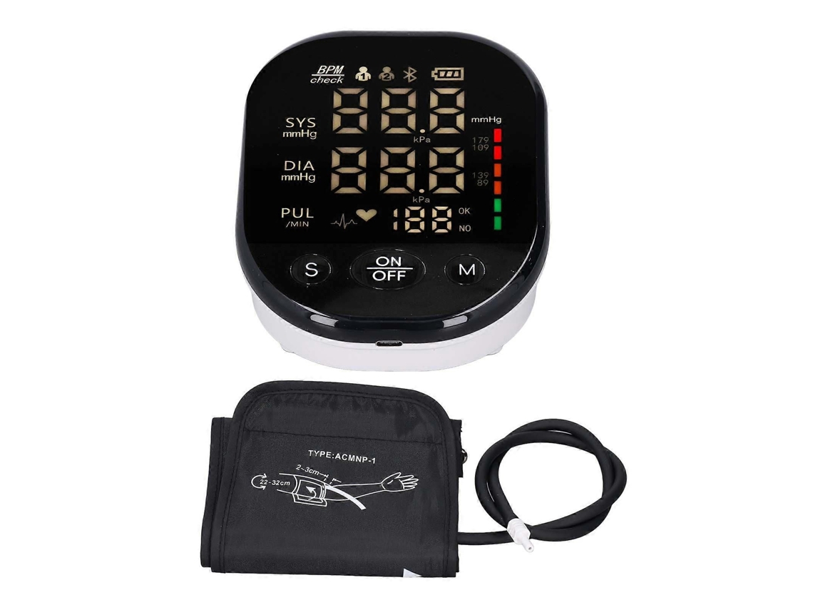 Monitor de Pressão Arterial Braço com Transmissão Voz, Visor Led Grande, Memória para Dois Usuários, Aparelho D e Mangu GOKOCO