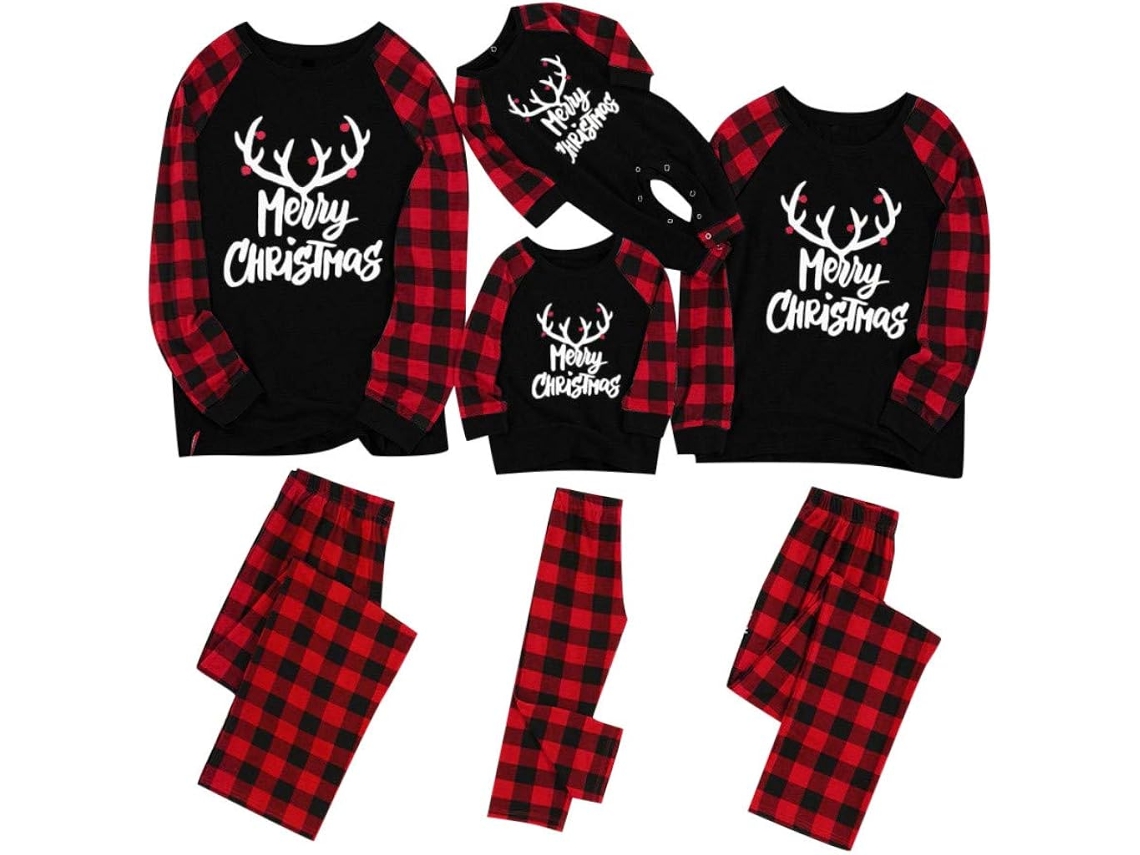 Roupas de Natal para Família, Conjunto Combinando para Pais e Filhos KOFIHETY