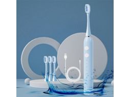 Escova De Dentes Elétrica Ozmmyan, Silenciosa, Portátil, Com Temporizador Inteligente, À Prova D'água Ipx7, Com Função Vibratória - Compatível Co