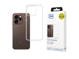 Capa Transparente 3mk Para Oppo Reno 15 Pro 5g Cph2813, Capa Protetora Anti-impressão Digital.