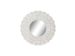 Espelho de parede Home Esprit Indian White Decapé 89 x 2 x 89 cm