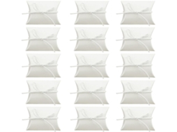 Caixas De Papel Kraft Em Formato Travesseiro Com Barbante Natural, Pacote Com 100 Unidades, Perfeitas Para Lembrancinhas