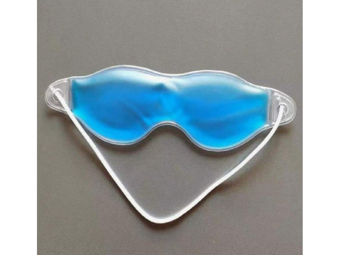 1 Máscara de Gel para os Olhos, Cristal Refrescante e com Bloqueio de Luz, Multifuncional e Calmante para Cochilos no Escritório AQUAFORGE