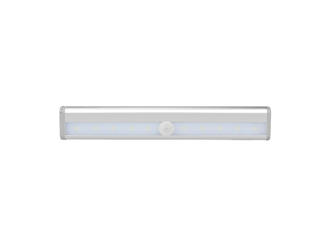 Lâmpada de armário com sensor de movimento, usb, 10 LEDs, recarregável | S/MARCA