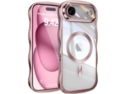 Capa Protetora De Silicone Líquido, Capa Protetora À Prova De Choque Com Câmera, Rosa