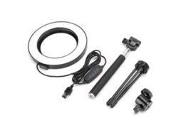 Luz de Anel Preta 16cm LAXISCREED para Live