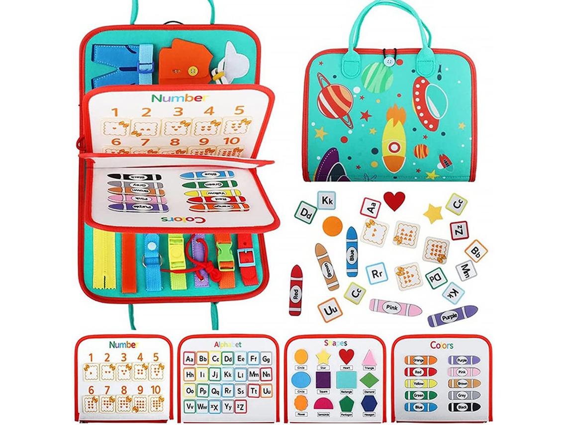 Busy Board Montessoriplaca Sensorial Montessori para Crianças OHPA Z-2Idade Mínima: 1 Ano