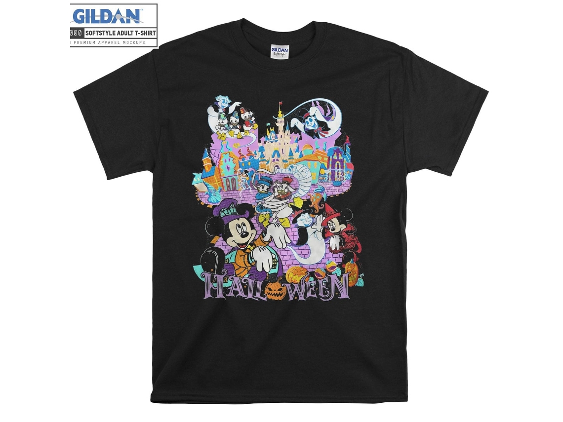 T-shirt Rockinstone Mickey And Friends Halloween(xxl)