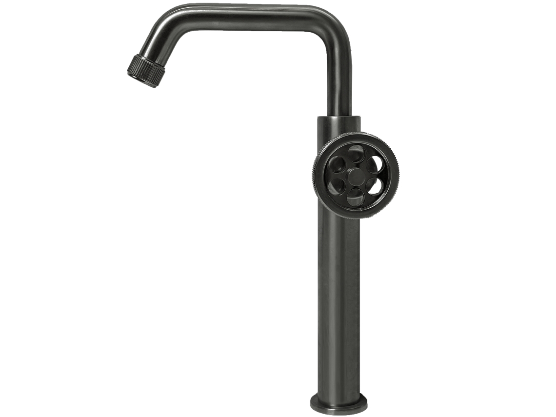 Indus Torneira Para Lavatório Alto Cinza Chumbo Essebagno