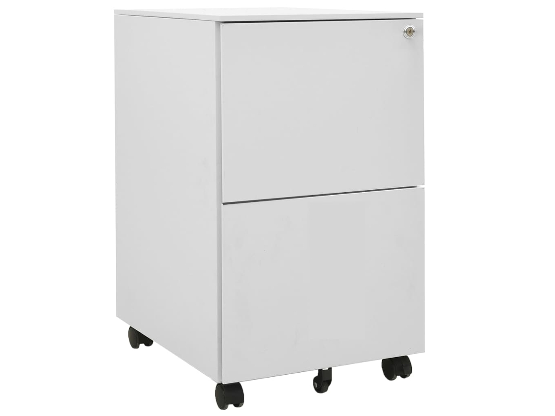 Vidaxl Arquivador Móvel Aço 39x45x67 Cm Cinzento-claro