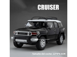 (estilo 1 Preto) Miniatura Do Land Cruiser Na Escala 1:24, Feita De Liga Metálica.