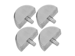 Conjunto De 4 Paquímetros Vernier Em Formato Crescente Da Healeved Com