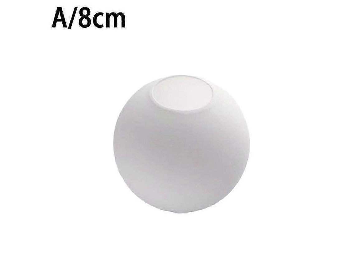 Cúpula Redonda De Vidro Branco Fosco Para Luminária - Sim-aquaforge