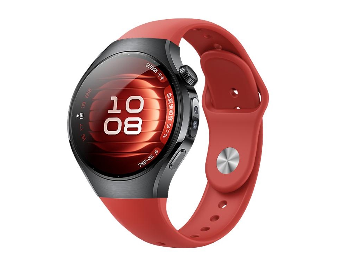 Bracelete para Huawei Watch 5 Silicone com Fivela Reversa Preta XIAOMOYU (42mm)