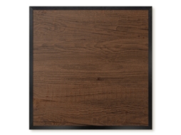 Quadro magnético de parede com textura de madeira para quarto Espelharte (50x50 cm)