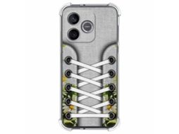 Capa Tumundosmartphone De Silicone À Prova De Choque Para Honor 600 Lite 5g Com Estampa De Tênis 8 Desenhos