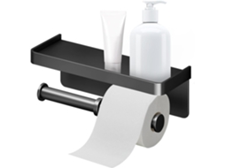 Suporte Para Papel Higiênico, Suporte Multifuncional Para Papel Higiênico Com Prateleiras E Suporte Para Celular Zeuxo
