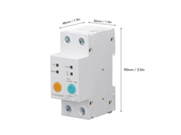 Laxiscreed Disjuntor Wifi Inteligente Com Temporizador E Controle Remoto Via App