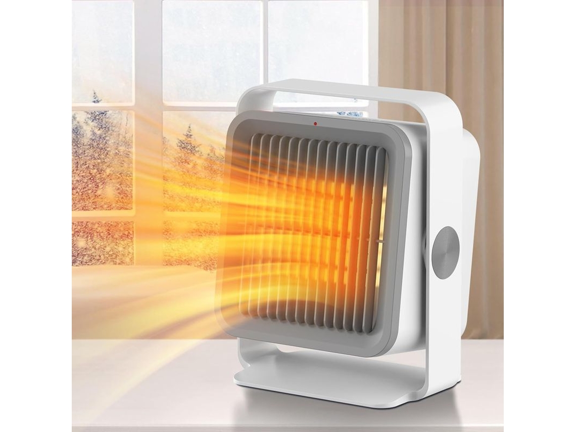 Aquecedor portátil Nova Line PTC, aquecimento rápido, ângulo ajustável, proteção contra sobreaquecimento, branco | S/MARCA