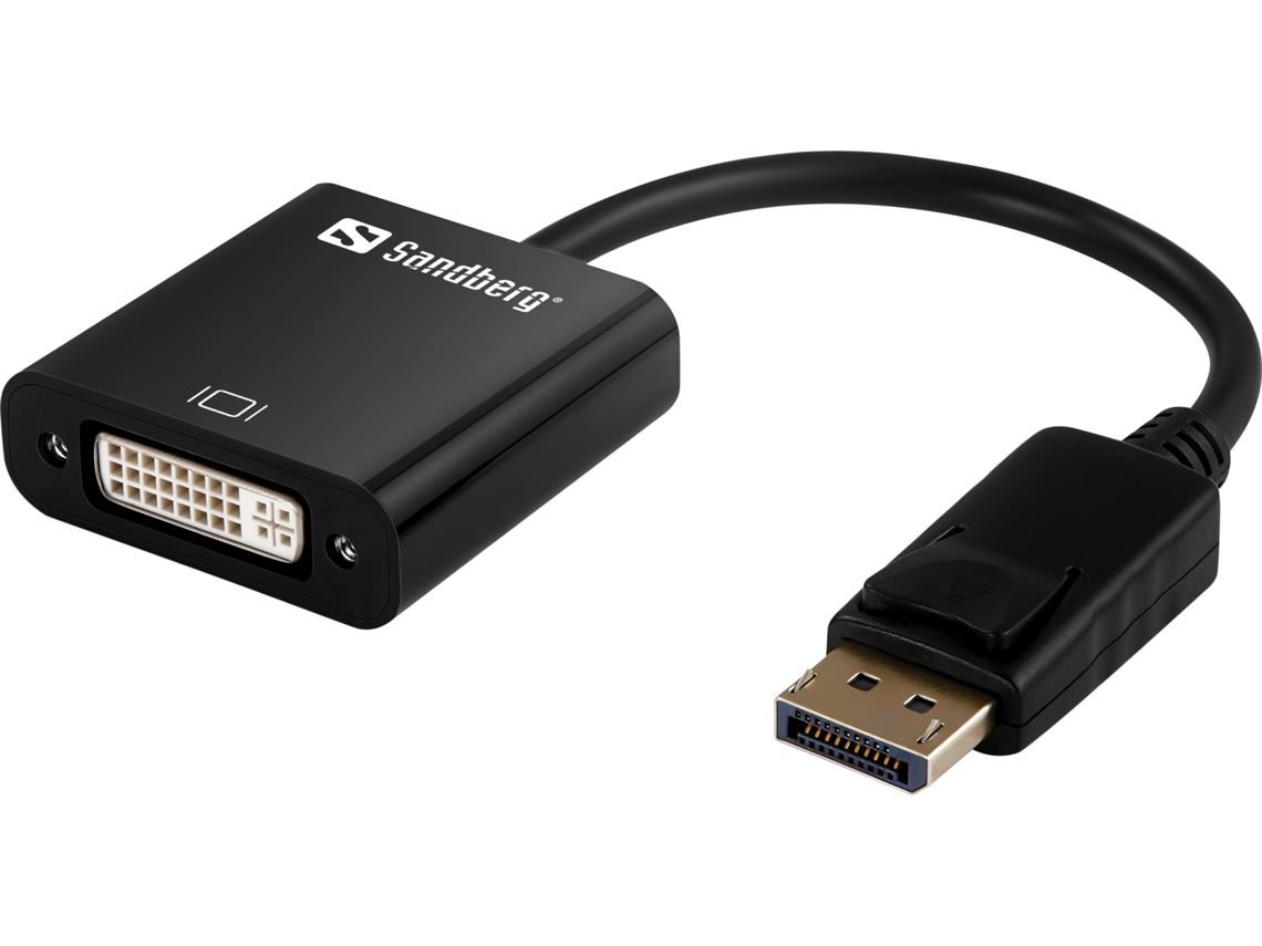 Adaptador de Cabo de vídeo SANDBERG Adapter DisplayPort>DVI