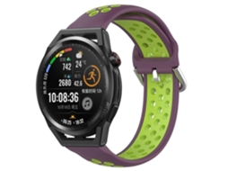 Pulseira De Silicone Esportiva Perfurada E Respirável Para Huawei Watch Gt Runner 22mm