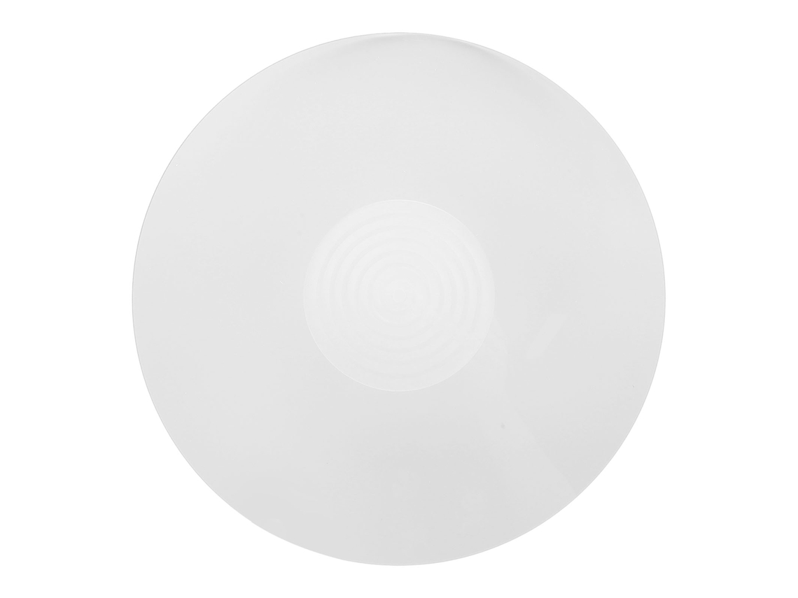 Tapete Antiestático De Acrílico Para Toca-discos Lp 12 Polegadas Melhora Qualidade Do Som Branco