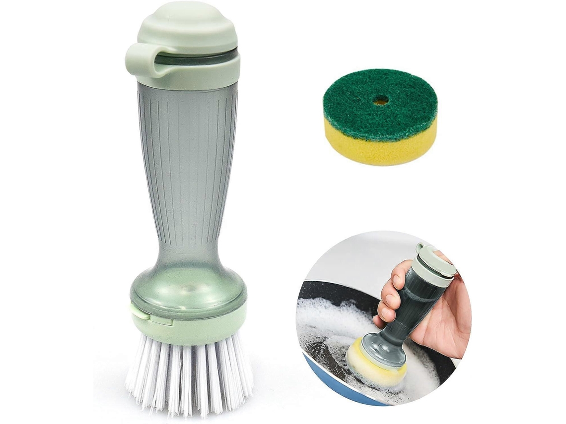 Escoova De Louça Com Dispensador De Detergente