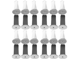 Conjunto de 40 clipes de metal reforçado para saídas de ar de carro e difusor de aromatizador de ar.