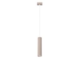 Candeeiro Suspenso Karbon De Alumínio Cinza Claro 118x8x8cm Sollux Lighting