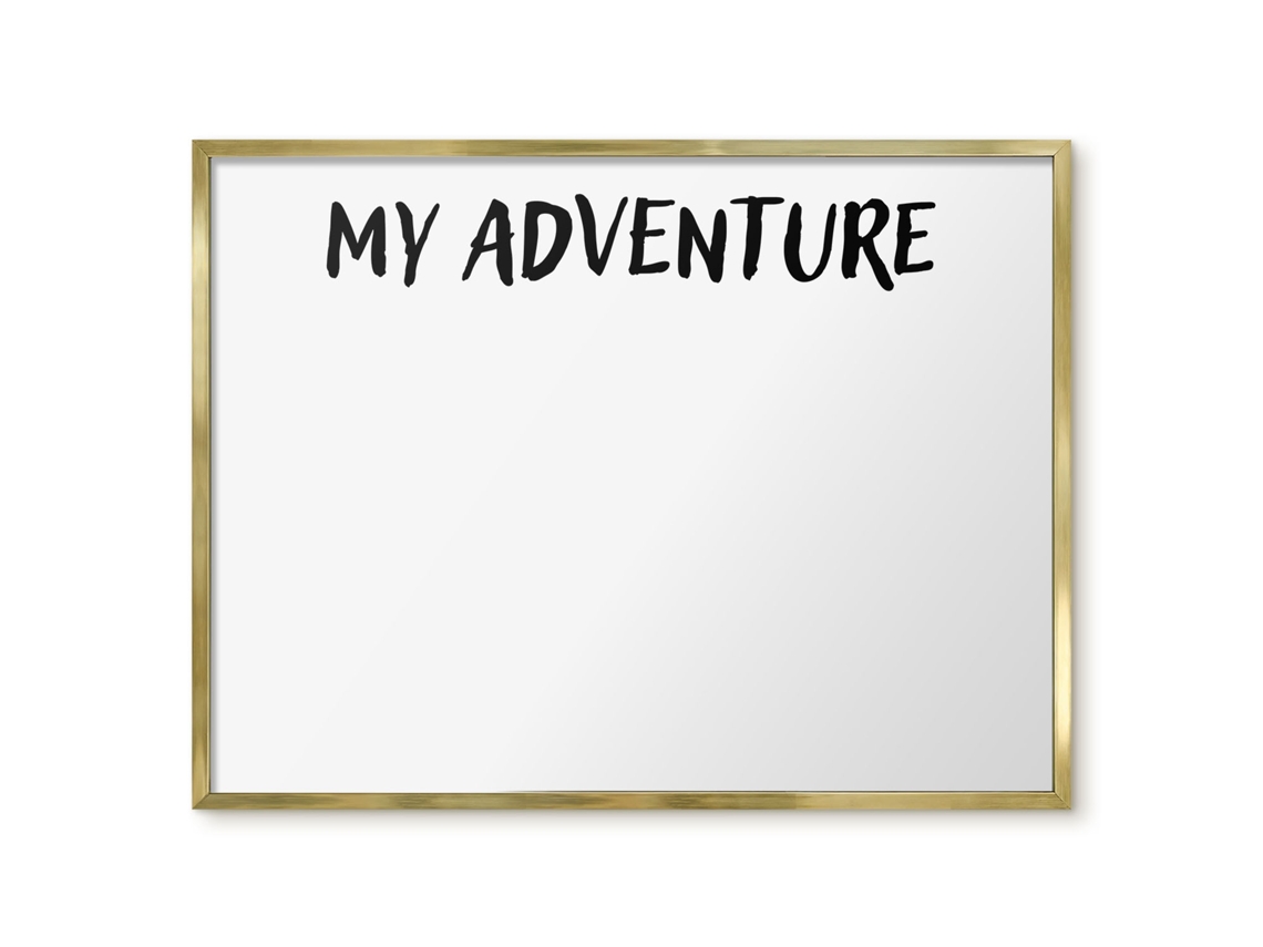 Magnetic Board For Wall My Adventure For The Bedroom Espelharte (80x60 Cm)