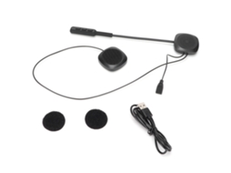 Auriculares Bluetooth 5.0 para Casco de Motocicleta com Microfone Manos Livres, Alcance de 20-30 M