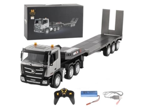 Caminhão Plataforma De Controle Remoto Rc Huina 118