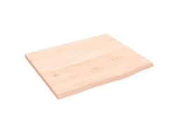 Bathroom Countertop, Bathroom Countertops Vidaxl Marrom Madeira De Carvalho (60 X 50 X 2 Cm)