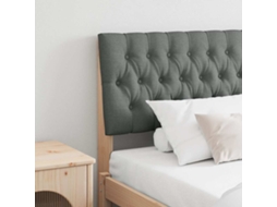 Vidaxl Cabeceira Estofada Cinza Escuro 180 Cm