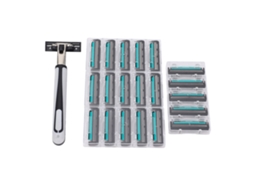 2026 cortadora de Barba para Hombres Con 20 Cuchillas, Afeitadora Manual de Capa Doble Y Segura