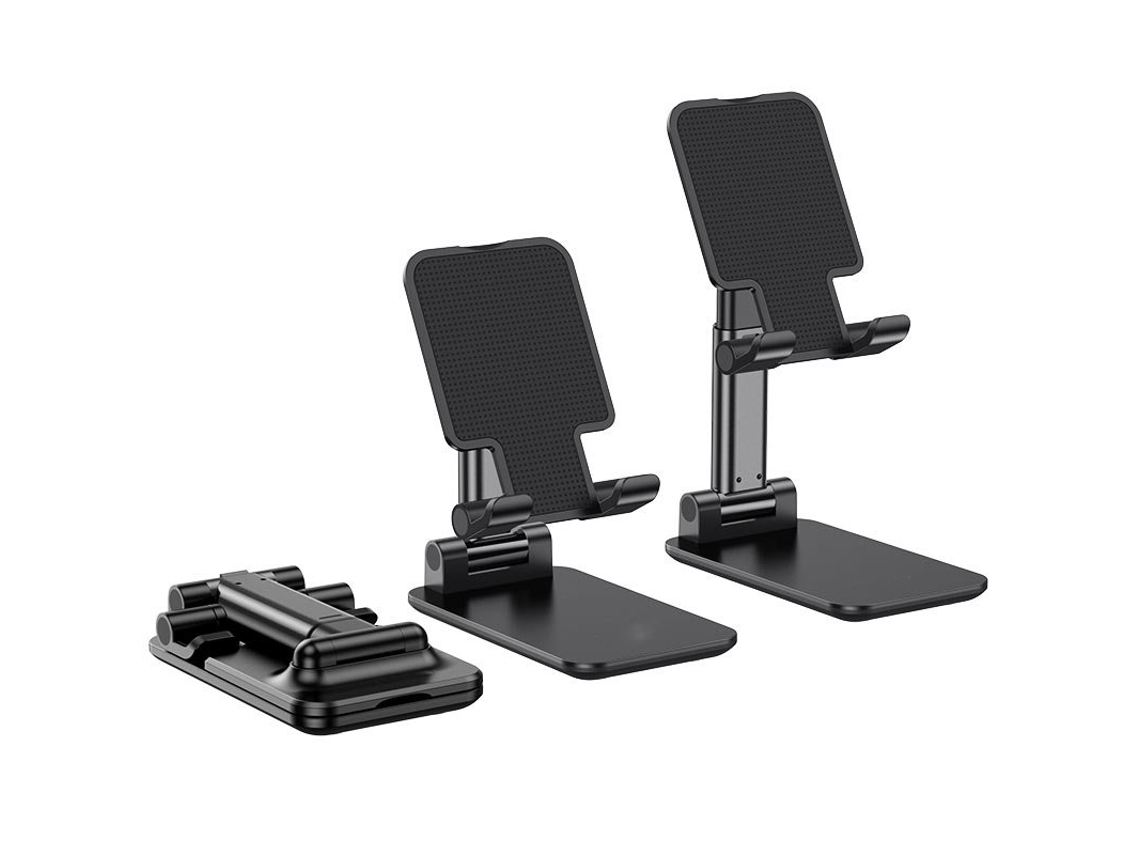 Suporte para Celular, Altura Ajustável, Preto/branco AQUAFORGE