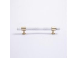 Ferragens Para Portas Em Latão Natural, C, 2923, 128 Branco, Bz